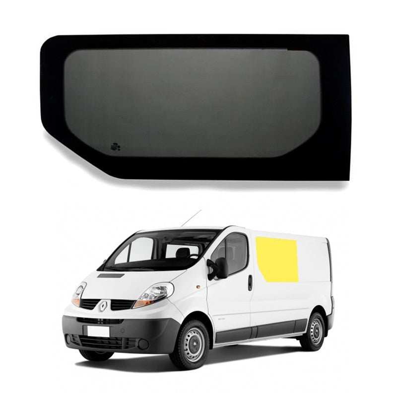 Baies type origine – Renault Trafic 2 2001–2014 – fixes & coulissantes – Latérale avant gauche (conducteur) – panneau latéral