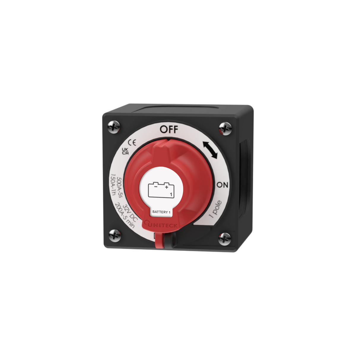 Uniteck UNIBATSWITCH 150.24 – coupe-batterie 150 A / 12–24 V