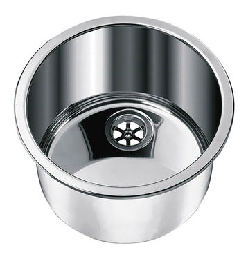 Évier cylindrique Carbest 70565 – inox brillant Ø330 mm