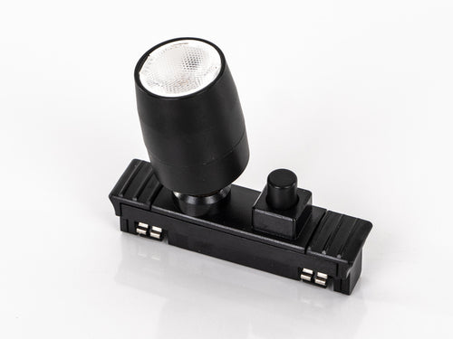 Spot LED mobile Dimatec pour rail 832785 / 832786 – noir – 832800