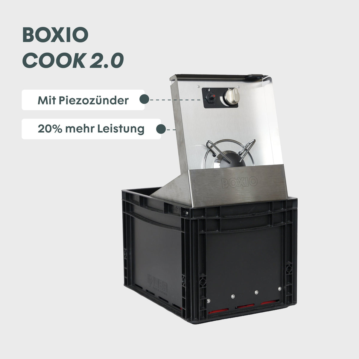 BOXIO COOK 2.0 - Réchaud à gaz mobile - photo 2