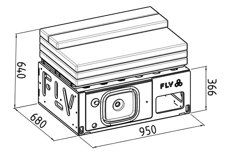 FLV Van – Box Bee M – Camping Box