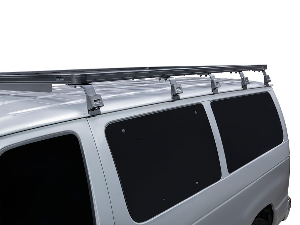 Galerie de toit Front Runner Slimline II – Ford E150/E250/E350 Cabine régulière (1992-2014) – Front Runner KRFE010T – vue 2
