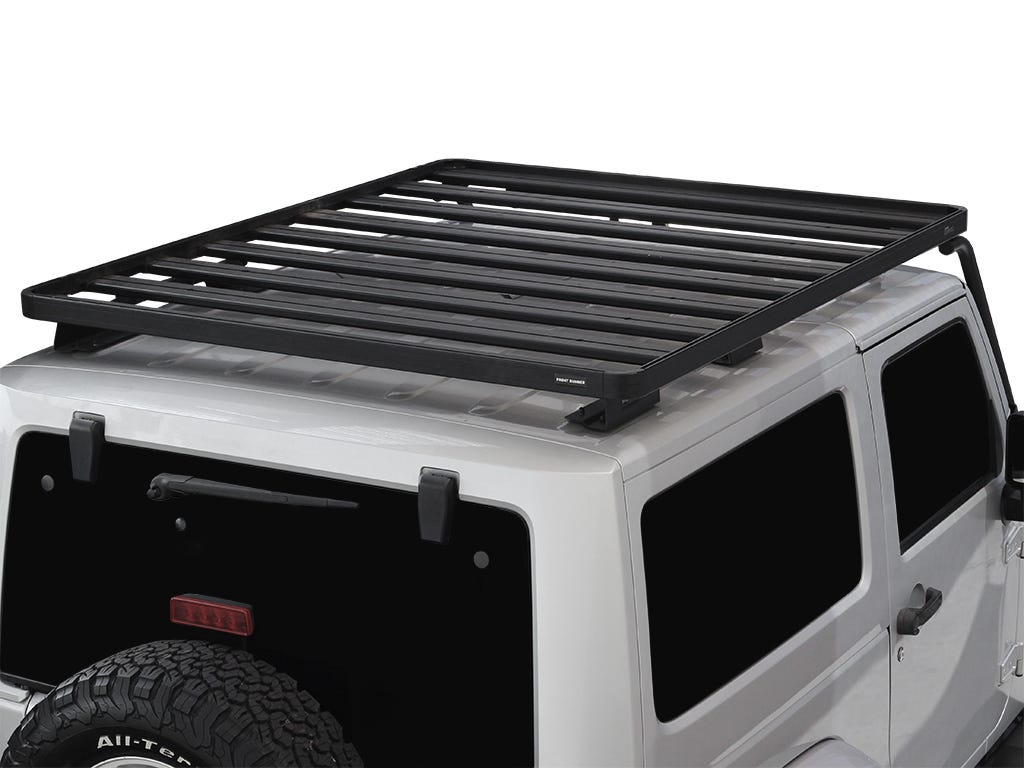 Galerie de toit Front Runner Slimline II – Jeep Wrangler JK 2 Portes (2007-2018) – Front Runner KRJW001T – vue 2