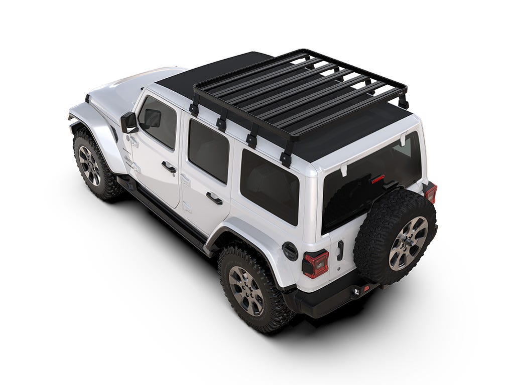 Galerie de toit Front Runner Slimline II – Jeep Wrangler JL 4 Door Sky One-Touch Extreme – Front Runner KRJW040T – vue 2