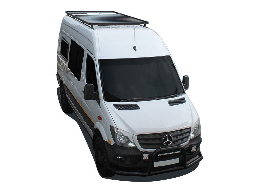 Galerie de toit Front Runner Slimline II – Mercedes-Benz Sprinter 144/170" / L2/L3 / MWB/LWB avec rails OEM (2006+) – Front…
