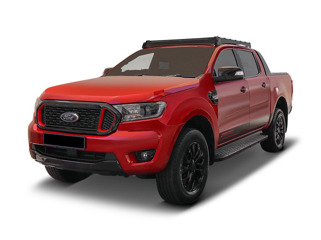 Kit de galerie Slimsport pour le Ford Ranger T6 / Wildtrak / Raptor (2012 - 2022) / Prêt pour barre lumineuse – Front…