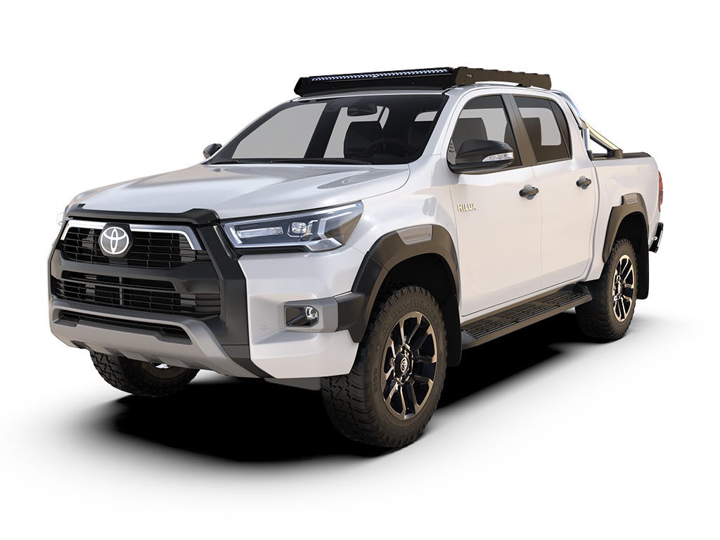 Toyota Hilux Double Cab (2016+) Slimsport Galerie de toit / prête pour barre LED – Front Runner KSTH007T