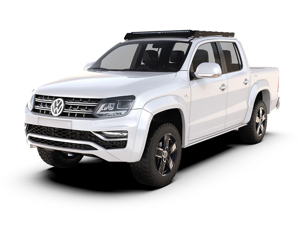 Volkswagen Amarok (2010-2022) Kit de galerie de toit Slimsport / Compatible avec barre lumineuse – Front Runner KSVA006T