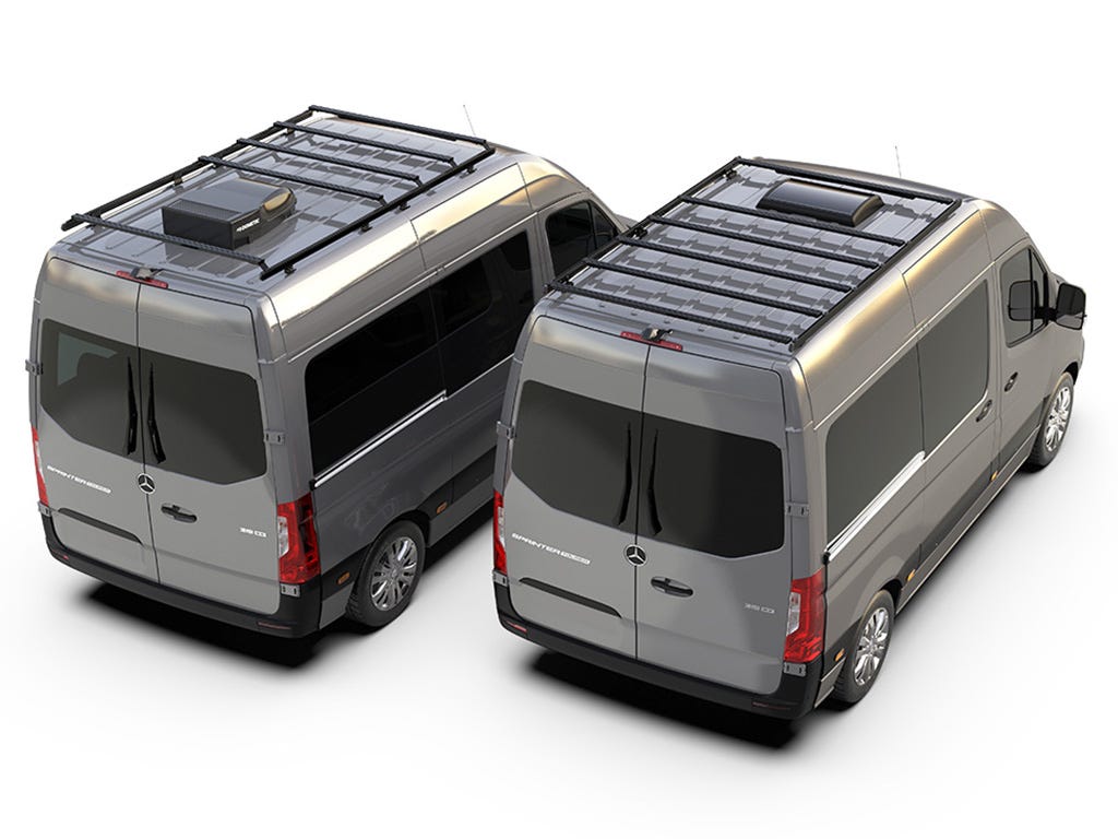 Galerie de toit Front Runner Slimpro – Mercedes-Benz Sprinter (L1H2/144 SWB/toit haut) (2006+) – Front Runner KVMS006T…