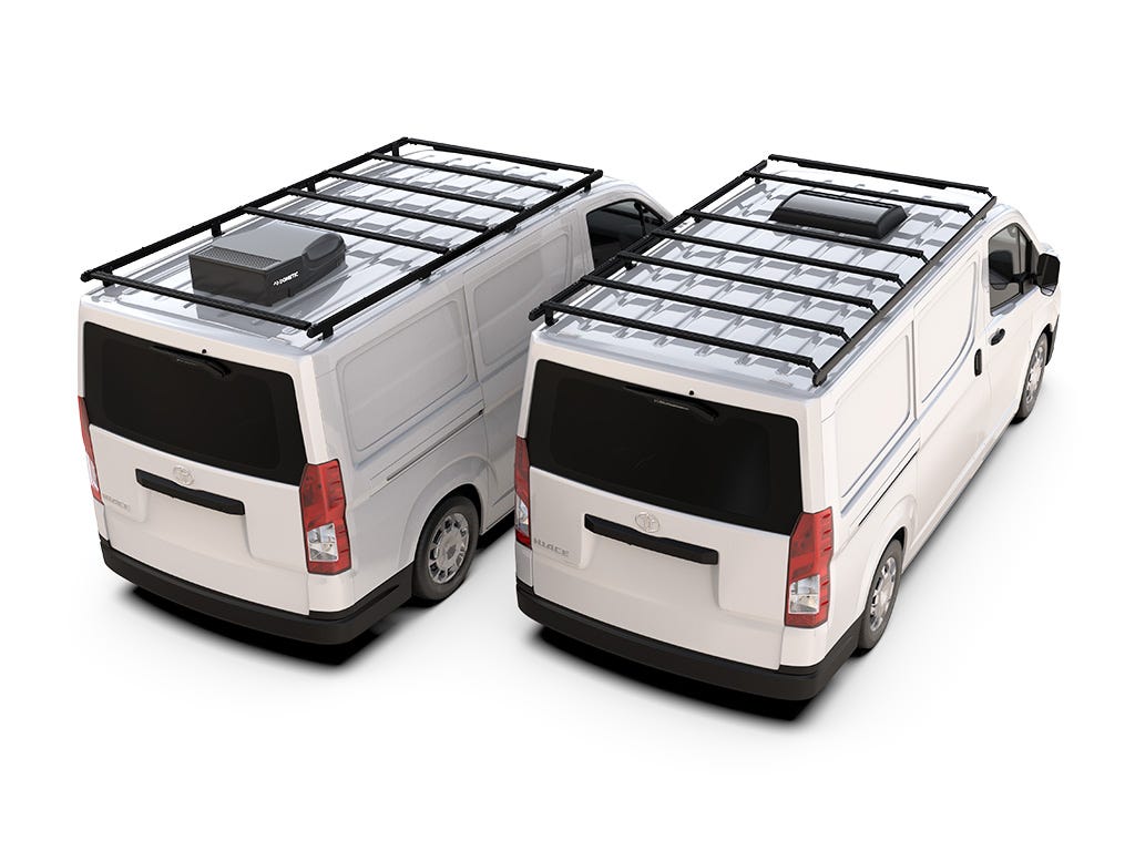 Galerie de toit Front Runner Slimpro – Toyota HiAce LWB (2019+) – Front Runner KVTH001T – vue 3