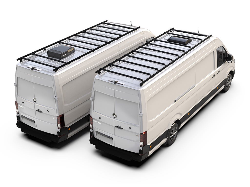 Galerie de toit Front Runner Slimpro – Volkswagen Crafter (L5H2/ LWB Maxi/OEM Track) (2017+) – rails d’origine – Front…
