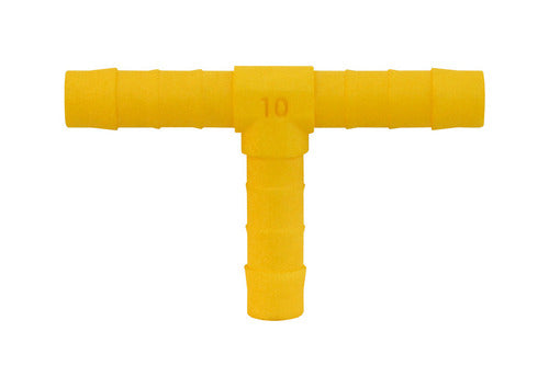 LILIE raccord Té cannelé pour tuyau 10 mm DI - 64309