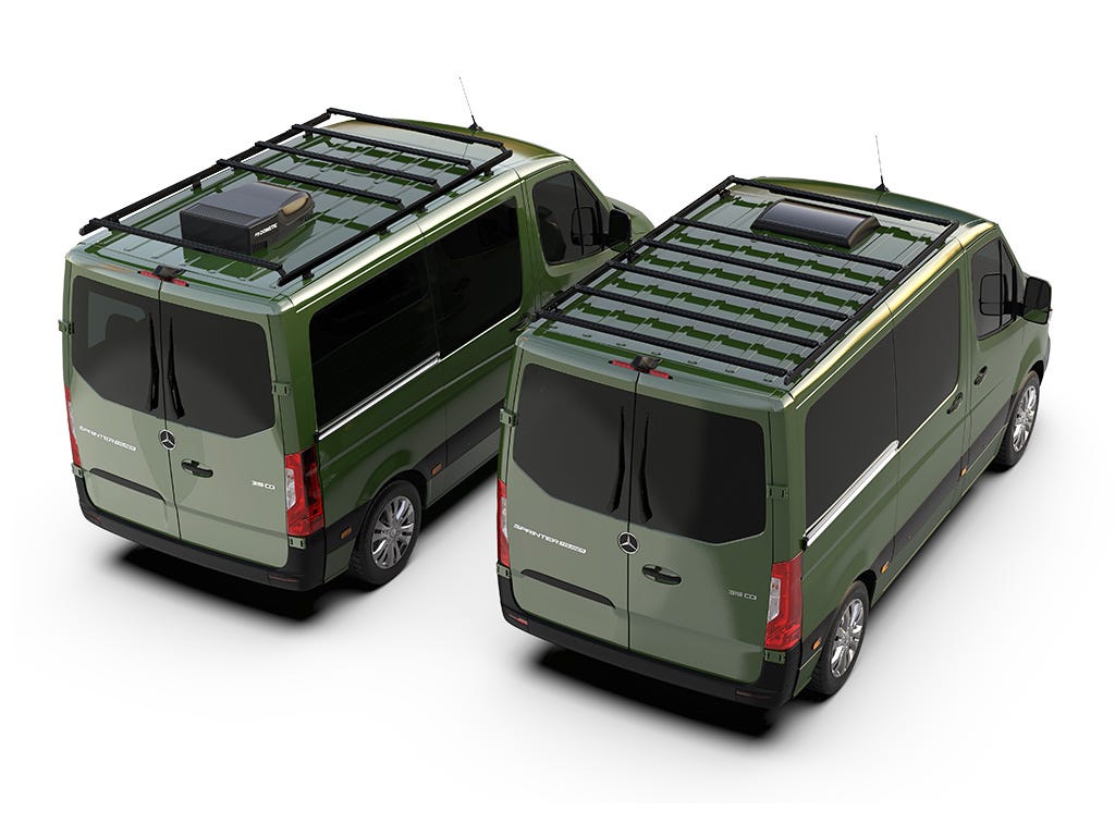 Galerie de toit Front Runner Slimpro – Mercedes-Benz Sprinter (L1H1/144 SWB/Toit standard) (2006+) – Front Runner KVMS001T…
