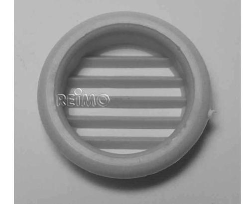 Grille de ventilation meuble Reimo 32 mm grise réf. 53019