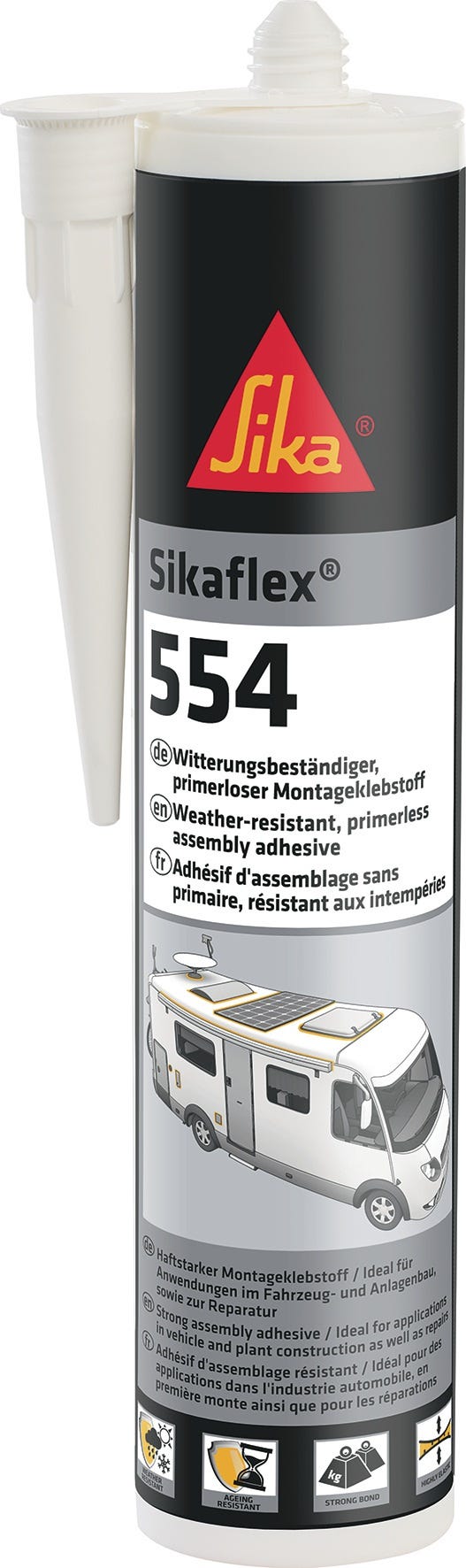 Sikaflex-554 blanc – colle structurelle 300 ml