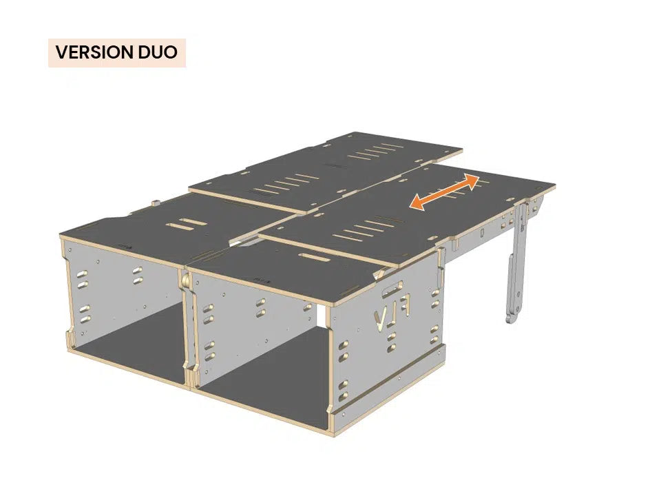 FLV Box Ultimate Sport Duo, couchage deux personnes