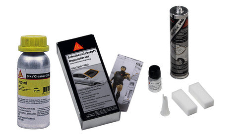 Reimo Kit accessoires vitrage – 2 kits colle + nettoyant – réf. 294000