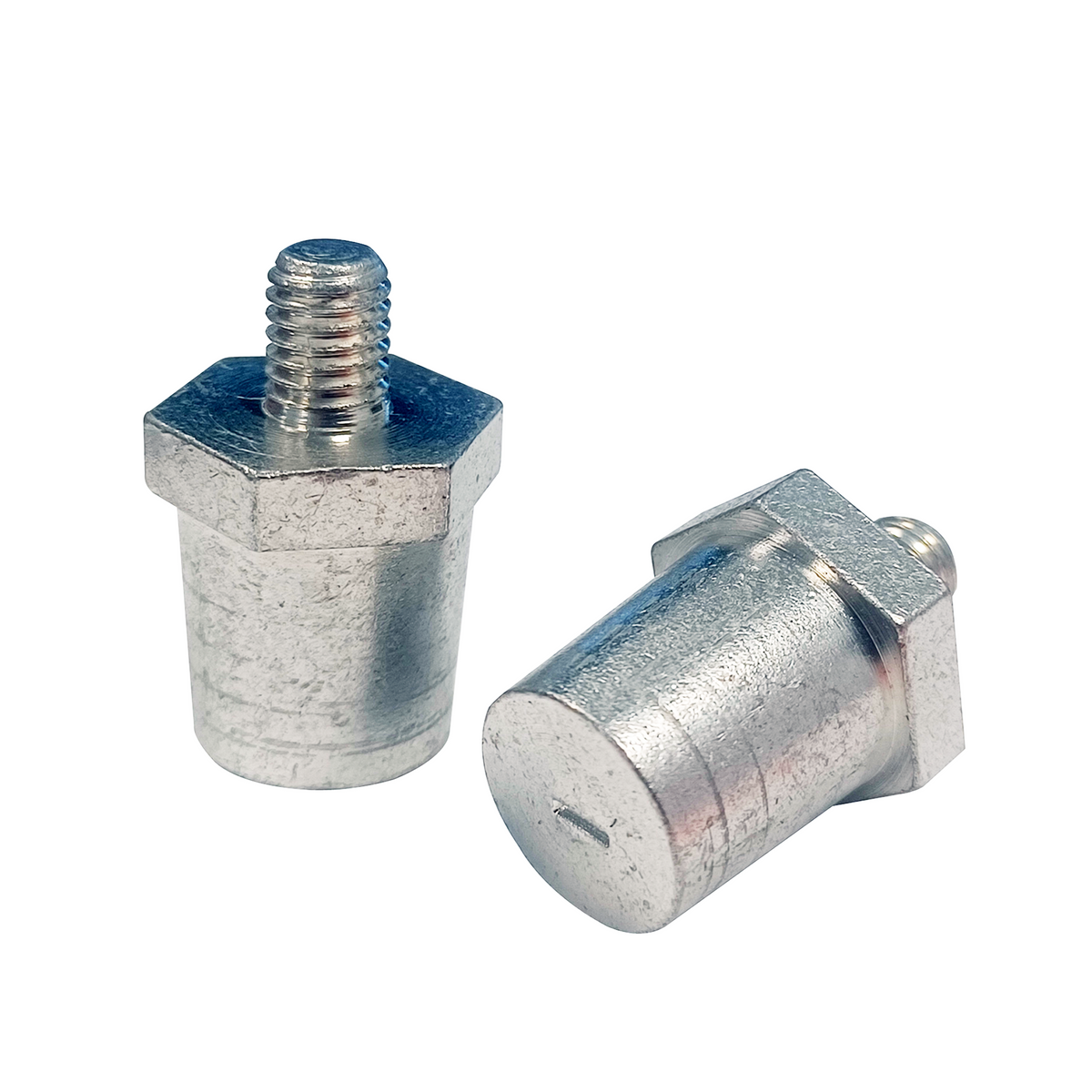 Uniteck – Bornes batterie coniques M8 + / – en laiton étamé