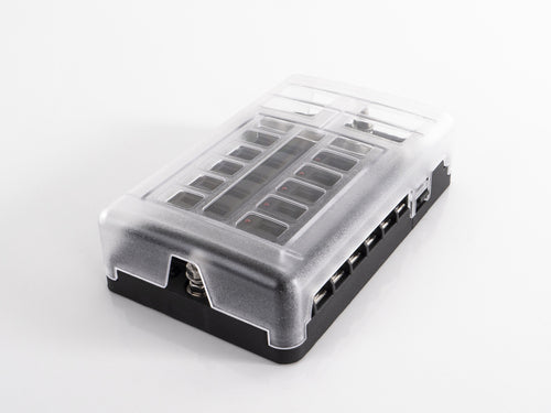 Carbest – Boîtier de distribution 12 circuits avec LED défaut