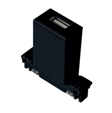 Module USB noir Dimatec pour rail 12 V 832785 / 832786 – 832788