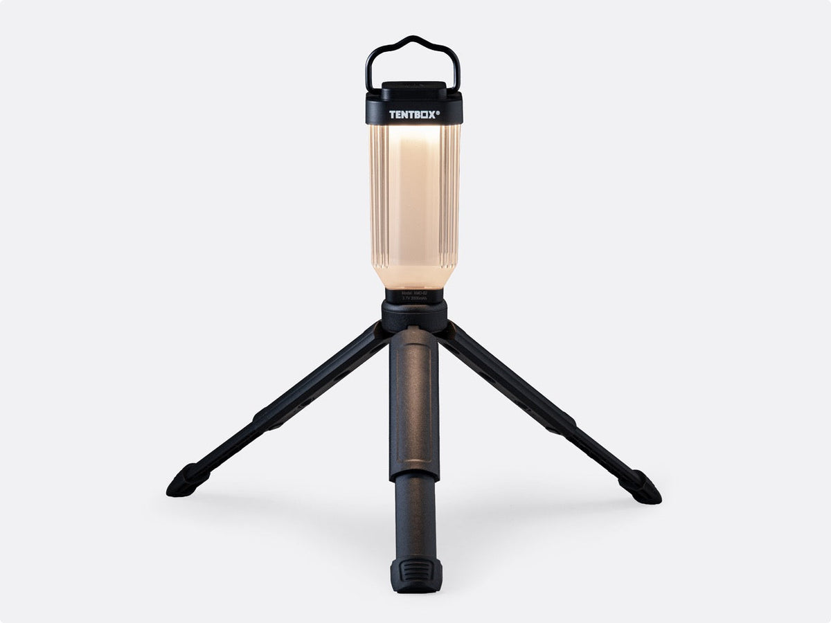 Mini lampe trépied TentBox pour camping et bivouac