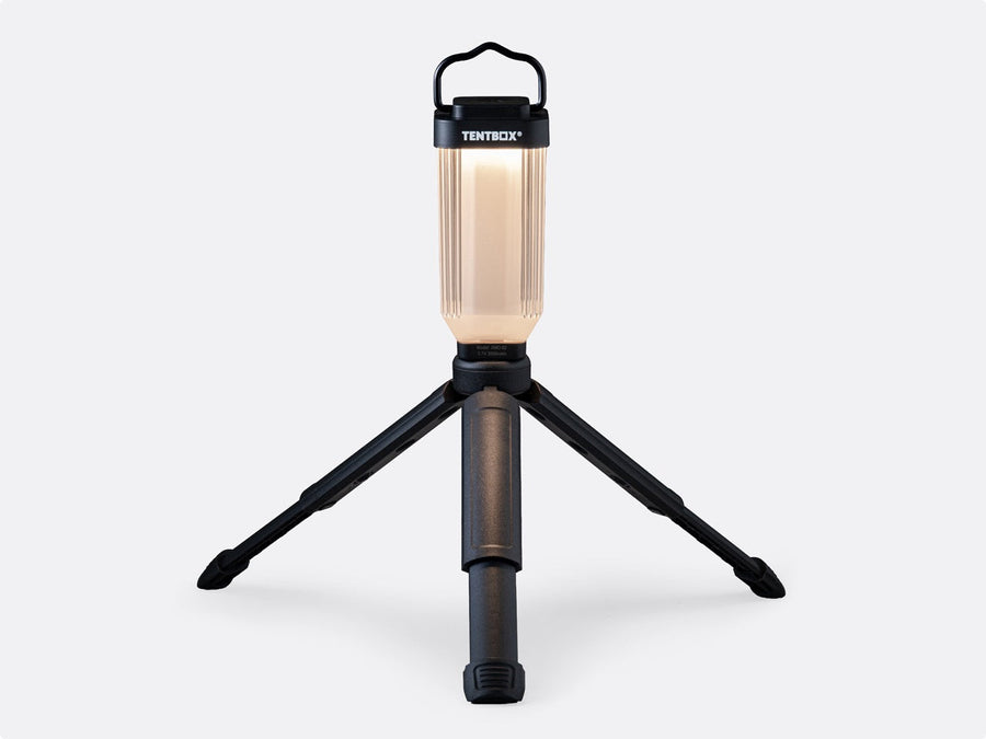 Mini lampe trépied TentBox pour camping et bivouac