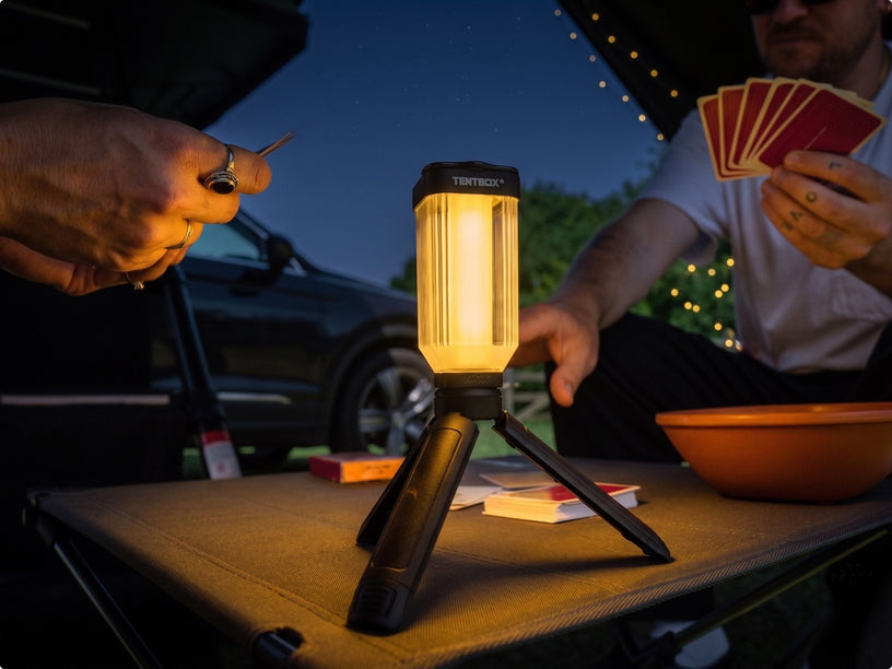 Mini lampe trépied TentBox – photo officielle 3