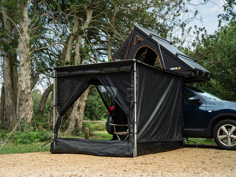 Cabine pour auvent latéral TentBox – photo officielle 2