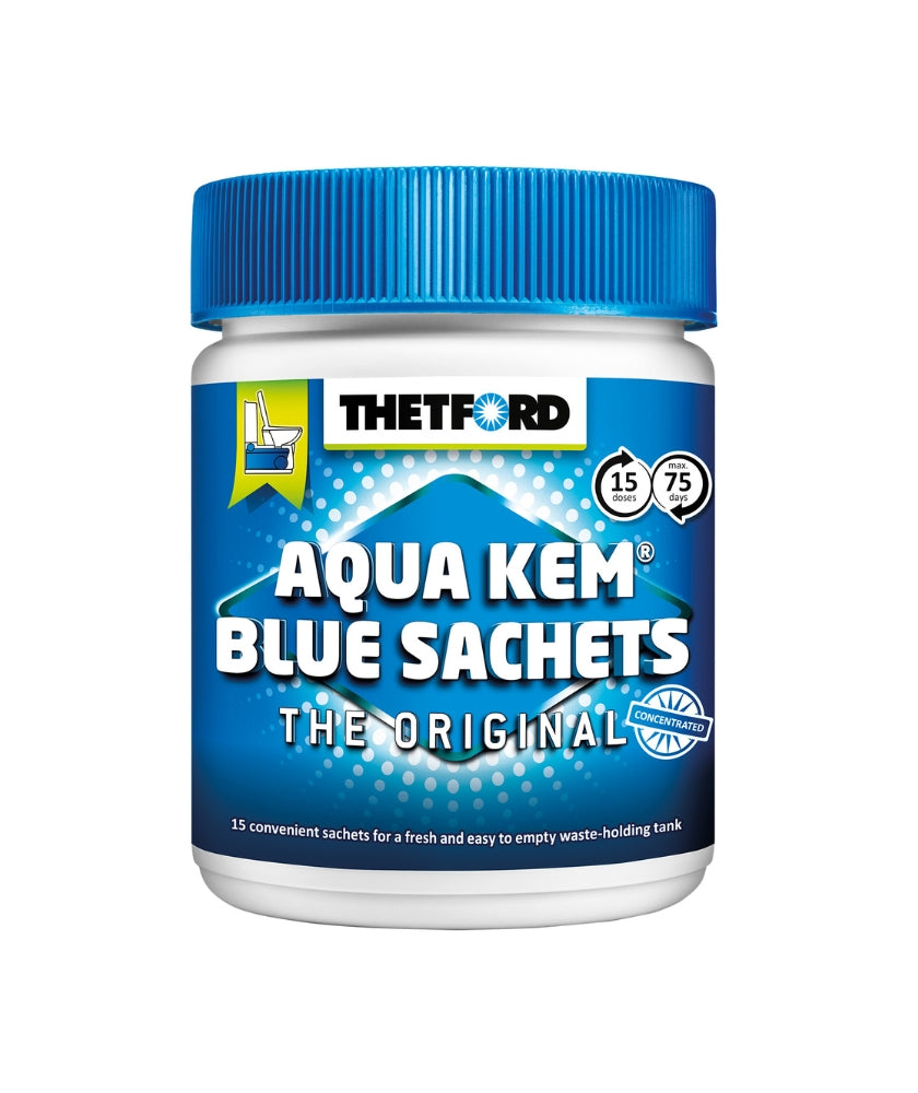 Thetford Aqua Kem Blue en sachets hydrosolubles