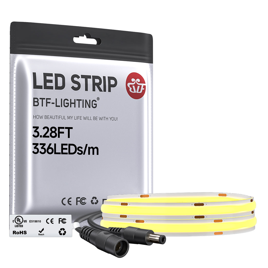 Pack VLM ruban LED COB avec contrôle MiBoxer
