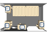 Implantations possibles gamme SMART FLV Van