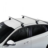 Barres de toit CRUZ Airo T aluminium – pack SUV compact avec kit de fixation et 4 antivols