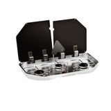 CAN – Plaque gaz inox 3 feux avec couvercle – 640 × 350 mm — visuel variante