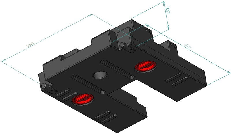 Réservoir eaux usées Aplast 67 L Renault Master III 2010+ 61075