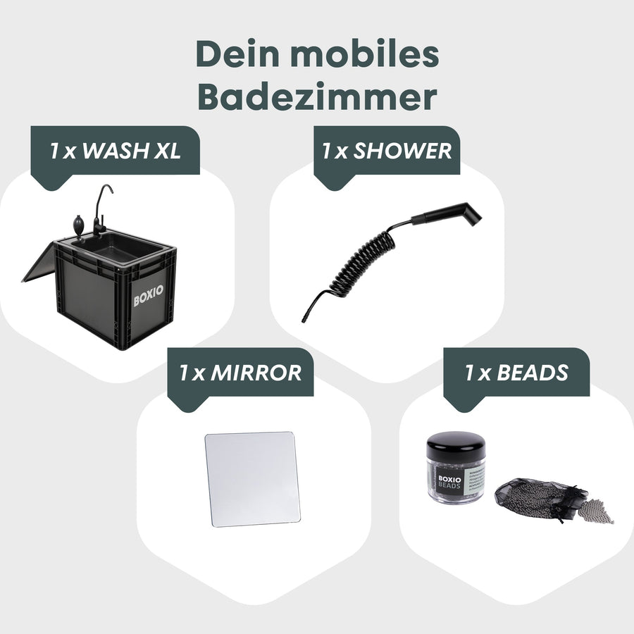 BOXIO WASH XL PLUS - Évier mobile 7 L avec douche - photo 2