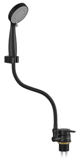 Carbest 63188 – ensemble douche noir mat avec mitigeur et flexible 1,5 m