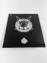 Carbest 70583 – plaque gaz 1 feu verre noir