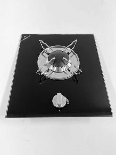 Carbest 70583 – plaque gaz 1 feu verre noir