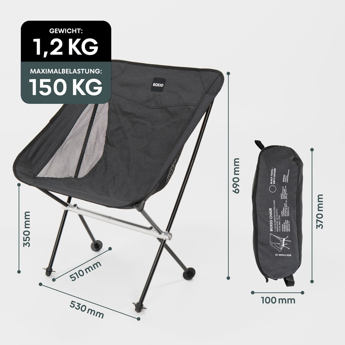 BOXIO CHAIR - Chaise de camping ultralégère - photo 2