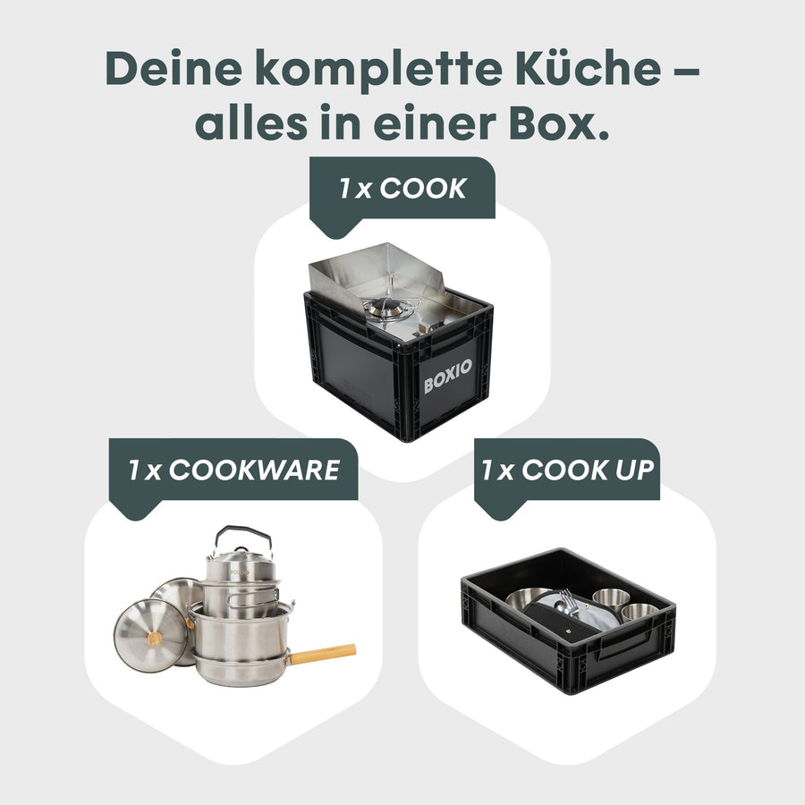 BOXIO COOK MAX+ - Set cuisine de camping complet - photo 2
