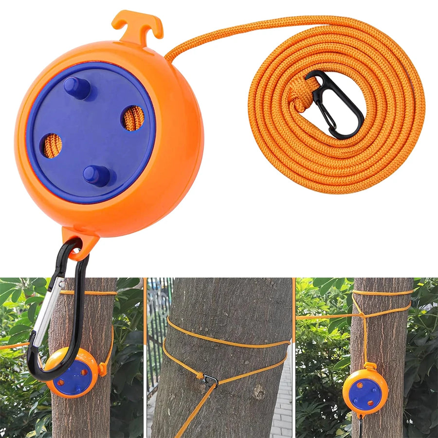 Corde à linge rétractable 10 m pour camping et van