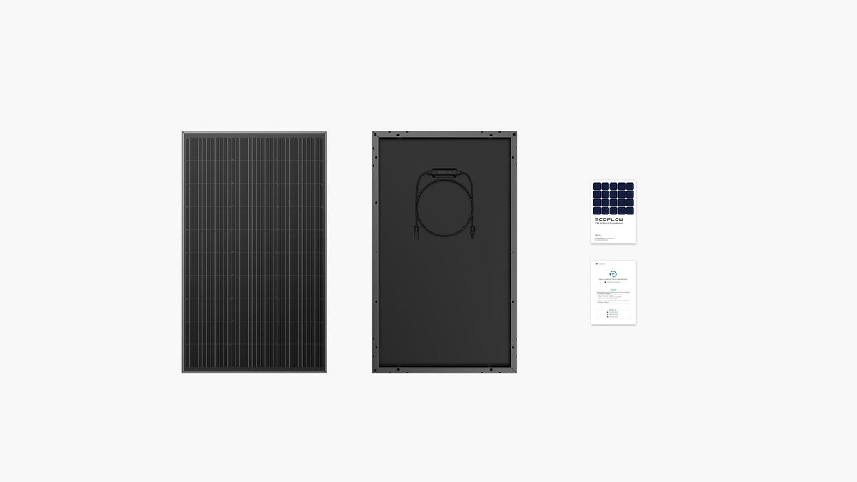 EcoFlow – pack 2 panneaux solaires rigides 100 W (200 W) – visuel officiel EcoFlow 5