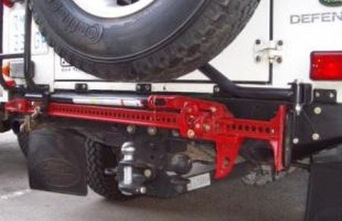 Support de cric Hi-Lift 1,2m sur pare-chocs arrière du Land Rover Defender (1983-2016) - de Front Runner – Front Runner…