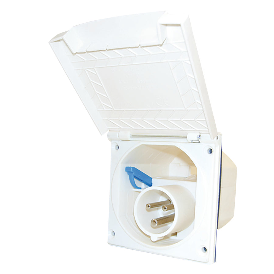 Socle extérieur CEE P17 230 V HABA pour van et camping-car