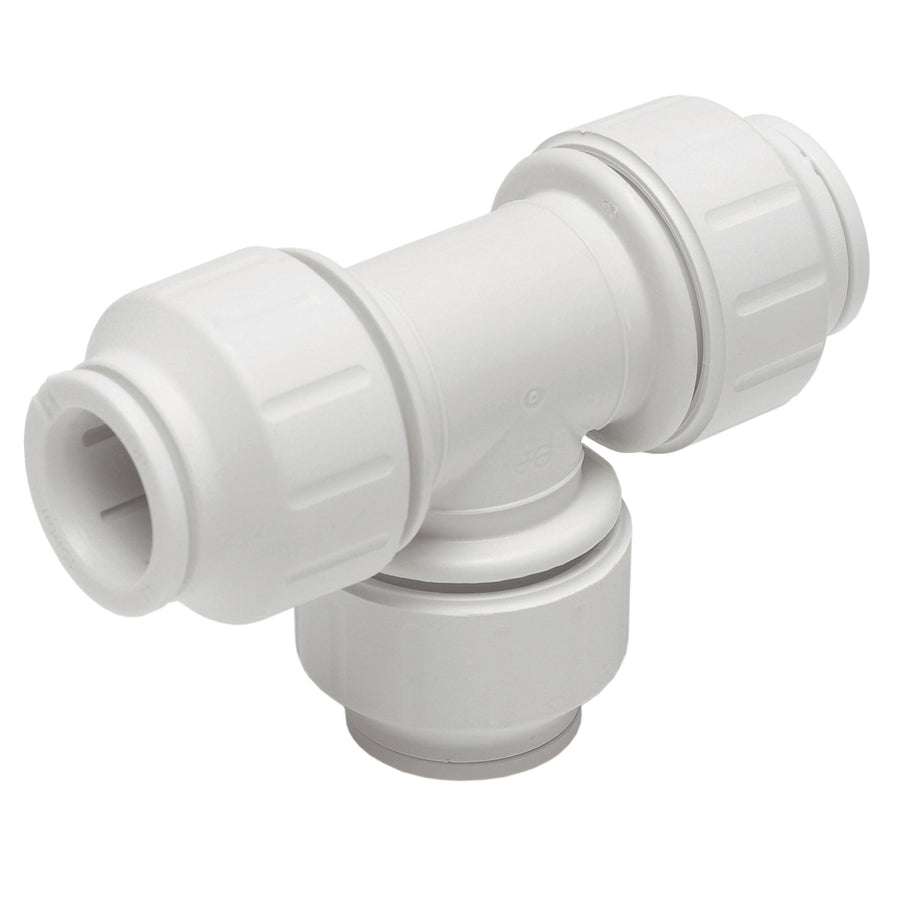 John Guest 028232 – raccord en T 12 mm blanc