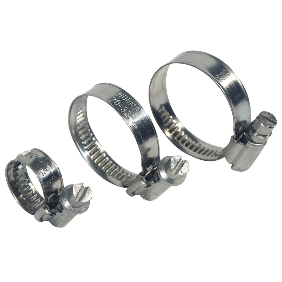 Colliers plats pour tuyau souple Ø10 mm – lot de 4