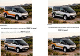 Kia PV5 Passenger style rétro orange et vert