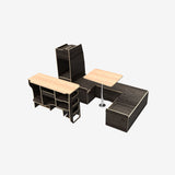 Exokit – Pack complet VW T5 / T6 L1H1 – Banquette U + cuisine + colonne