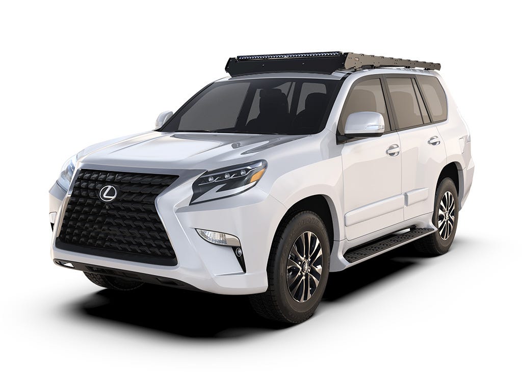 Lexus GX 460 (2010-2024) Kit de galerie de toit Slimsport / PRÊT POUR BARRE LUMINEUSE – Front Runner KSLG005T